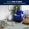 Flash Furniture Kids Recliner, 26" to 39" x 28", Upholstery Color: Blue, Frame Material: Hardwood, Plastic BT-7985-KID-BLUE-GG - alternate 10